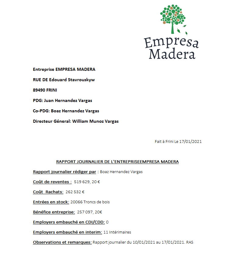 Rapport Journalier Empresa Madera 10012021 au 17012021.PNG